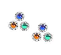 Toddmomy 2 Pièces Accessoires Ciseaux Casque Lampe De Maquillage à Ventouse Chiens Bijoux De Boucle D'oreille Portatif Autocollants De Logos Taille-crayon à Main Acier Inoxydable