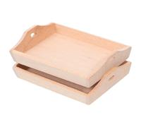 Toddmomy 2 pièces Accessoires de Cuisine avec Bords Sécurisés pour Fruits Décor Miniature Polyvalent