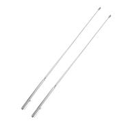 Toddmomy 2 Pièces Baguettes Sourcier Acier Inoxydable Robustes et Légères Tiges Radiesthésie Flexibles et Portables pour Détection Extérieure et Camping Faciles à Transporter et Ranger