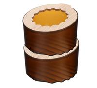 Toddmomy 2 Pièces Boîte Bain Sable pour Hamster Bac Robuste Multifonction pour Bain et Toilette Coin Repos Confortable Adapté Petits Animaux comme Gerbils Hérissons Souris