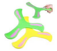 Toddmomy 2 Pièces Boomerangs Garçon Fille EVA Sûr Retour Rapide à Attraper Jouets Plein Air pour Garçons et Filles Coordination Œil-Main Améliorée