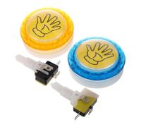 Toddmomy 2 Pièces Boutons LED pour Console de Jeu Boutons Lumineux à Haute pour Jeux Musicaux et Compétitifs Accessoires pour Adultes et Fêtes