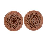 Toddmomy 2 Pièces Cache Daccordage Guitare Bois Massif Bruit et Larsen pour Guitare et Électrique Lot de Motif Fenêtre Sombre