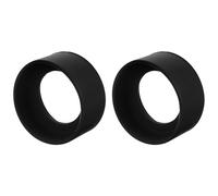 Toddmomy 2 pièces Cache-oculaires Caoutchouc pour Microscope Protège-Yeux Résistants et Durables Améliore la Clarté et Réduit Éblouissement Lot pour Usage Laboratoire et Observation