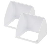 Toddmomy 2 Pièces Cache Pour Sonnette De Protection Couverture De Cloche De Porte Couverture De Machine De Carte Capot De Pluie De Sonnette Capuchon De Protection Blanche Abdos Électrique