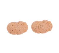 Toddmomy 2 Pièces Cachette de Clé Extérieure Pierre Fausse Boîte de Rangement Décorative pour Clés avec Compartiment Secret et Design Élégant pour Jardin et Extérieur