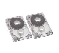 Toddmomy 2 Pièces Cassette Audio Vierge Mini Bande Enregistrement Portable Compatible Magnétophones et Machines Interview Qualité Sonore Claire pour Musique Discours et Apprentissage