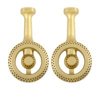 Toddmomy 2 Pièces Cast Iron Gas Stove Burner Head Heat Resistant Stove Head Replacement For Kitchen And Restaurant Cooking Accessories