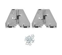 Toddmomy 2 Pièces Charnières à double aile Robustesse Supérieure pour Table Rabattable Support Pliable avec Vis de Montage Accessoires Pratiques pour Salle à Manger et Bureau