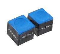 Toddmomy 2 Pièces Chocolat en Poudre pour Billard Craie de Queue de Billard Snooker Craie pour repère Piscine Poudre de pour queues de Cue Care Quartz Bleu