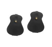 Toddmomy 2 Pièces Choisir La Boîte De Rangement Cas Poignée De Médiators De Guitare Coupe D'affichage du Support De Choix De Guitare Titulaire Sac De Guitare Prendre pour avec Noir PU