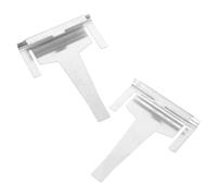 Toddmomy 2 Pièces Clip de Goutte D'eau Améliore L'efficacité Dégivrage en Métal Argenté Installation Facile pour Réfrigérateur Da61-06796a pour Conduites de Drainage