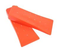 Toddmomy 2 Pièces Coin Abattage Plastique Orange Outils de Jardinage et Abattage Arbres Accessoires Pratiques pour Tronçonneuses et Fendage de