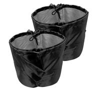 Toddmomy 2 Pièces Couvercle de Filtre pour Conduit Ventilation avec Bande Élastique et Boucle Fixe Accessoire pour Tentes de Culture Protection Insectes et Poussière
