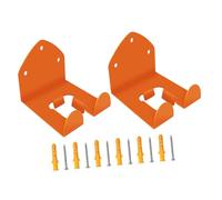 Toddmomy 2 pièces Crochets Lourds Muraux pour Garage Supports Robustes de Rangement Outils et Tondeuse Crochets Utilitaires Pliables pour Atelier et Jardin