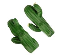 Toddmomy 2 Pièces Crochets Muraux Décoratifs en Résine Forme Cactus Vert sans Clous pour Rangement Mural Créatif et Organisation Bureau ou Chambre Dortoir