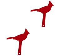 Toddmomy 2 Pièces Décoration de Boîte Aux Lettres Oiseau Acrylique Piquet de Signalisation pour Boîte Aux Lettres Ornement Adorable pour Jardin