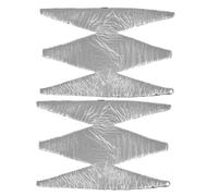 Toddmomy 2 pièces d'isolant acoustique pour tuyaux, bande isolante phonique pour coudes de plomberie de 4 pouces, bande isolante auto-adhésive de 0,8 pouce d'épaisseur pour le contrôle du