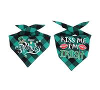 Toddmomy 2 Pièces Ensemble écharpe Triangulaire de Lettre d'animaux Fournitures Foulard Pipi Chiens Collier Vert pour Animal de Compagnie Collier écharpe pour Animaux de Compagnie Pur Coton