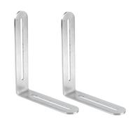 Toddmomy 2 pièces Équerre Angle Acier Inoxydable Renforcée pour Étagères Meubles et Supports Coin Fixation pour Chaise Table et Commode