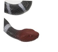Toddmomy 2 pièces Figurines Serpents Réalistes Caoutchouc Souple Décor Halloween et Farces Modèles TPR Immitation Serpent pour Extérieur et Intérieur Accessoires Prank