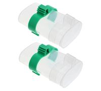 Toddmomy 2 Pièces Fontaine à Perroquet Buveur perroquets coopérative mangeoire à Oiseaux Automatique pour Cage Petit Abreuvoir pour Oiseaux Bouteille de Boisson d'oiseau