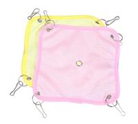 Toddmomy 2 Pièces Hamac Suspendu pour Petits Animaux de Maille Respirante pour Hamsters Lit Confortable et Pratique Couleur Aléatoire S Couleur Aléatoire