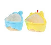Toddmomy 2 Pièces Hamster Cotton Nest Lit Douillet et Abri pour Rongeurs Maison Confortable pour Hamsters et Cochons Protection Froid pour Cage et Moments de Jeu