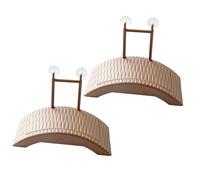 Toddmomy 2 Pièces Île Flottante de Tortue Auto-Flottante literie pour Hamsters Rat Poisson Île Flottante pour Tortue Accessoire pour Tortue Pente de montée des Tortues Plate-Forme de Tortue