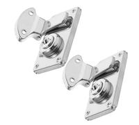 Toddmomy 2 pièces Loquet de Valise Vintage Argenté Serrure Hasp pour Coffre Boîte à Bijoux et Malette Verrouillage Sécurisé et Élégant pour Bagages et Armoires