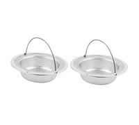 Toddmomy 2 pièces Lot de Filtres Évier Acier Inoxydable avec Maillage Fin Égouttoir de Cuisine et Anti-Obstruction pour Lavabo et Bonde