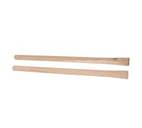 Toddmomy 2 Pièces manche en bois massif outil de travail du bois outil de jardin remplacement du manche de la gérer les remplacements tête ronde manche de bêche manche de pioche étranger