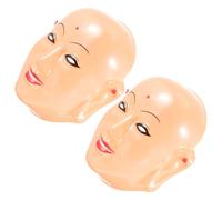 Toddmomy 2 pièces Masque Halloween Effrayant Masque Terreur pour Fête Déguisement Cosplay Carnaval Accessoire Effet Effrayant pour Soirée Costume