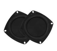 Toddmomy 2 pièces Membrane Vibrante pour Haut-parleur Passif Diaphragme de Basses Amélioré pour Woofer Réparation Professionnelle pour Voiture Scène et Bureau Lot