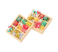 Toddmomy 2 Pièces Miniature Candy Ornaments for Dollhouse Christmas Sweet Decorations Portable Festive Accessories for Holiday Crafts and DIY Play