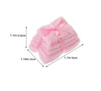 Toddmomy 2 pièces Miniature Dollhouse Bath Towels Set Realistic Tiny Bathroom Accessories for Pretend Play Compatible with Various Dollhouse Styles
