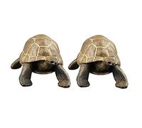 Toddmomy 2 pièces Modèles Tortue Simulée PVC Réaliste Décoration Animaux Garçon Fille Jouets Éducatifs Nature