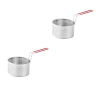 Toddmomy 2 Pièces Panier à Pratique pour Barbecue Brûleur de Portable Outil de Camping Nettoyage Facile de Diamètre