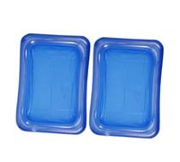 Toddmomy 2 Pièces Poupée Poule Gonflable De Piscine Bac à Sable Accessoires De Jardin De Maison De Poupée Piscine De Mélangeant du Sable Et De l'eau Bacs à e Blue PVC