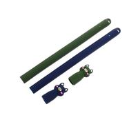 Toddmomy 2 pièces Protège-Stylo Antichute Silicone Compatible Stylet Housse de Protection et Flexible pour Crayon Bleu Nuit Vert Militaire