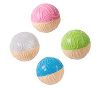 Toddmomy 2 Pièces Rebondissante avec Sons Amusants pour Jeu Mastication Rose