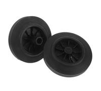 Toddmomy 2 Pièces Roulette en Caoutchouc Épais Clip de Verrouillage Robuste | Installation sans Outil, Support de Poids Solide, Compatible Poubelles à Roulettes et Chariots de Déchets