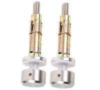 Toddmomy 2 pièces Support Garde Corps Escalier Verre Fixation Lourde Inox pour Balustrade Verre Latérale Vis Standoff Robustes pour Main Courante Escalier Installation Rapide et Sécurisée