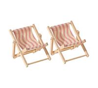 Toddmomy 2 pièces Support Téléphone Bois Forme Chaise de Plage Porte-Mobile Bureau Compact Décor Maison Organisateur Pratique sans Rayure pour Smartphone