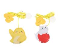 Toddmomy 2 Pièces Suspendus pour Interactifs Chat pour Intelligence de Votre de Porte à Accrocher pour Parfaits pour Jeu Intérieur
