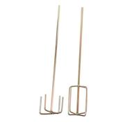 Toddmomy 2 pièces Tige de Mélange Hexagonale Acier Robuste pour Perceuse Mélangeur Pratique pour Peinture Boue Enduit Résistant à Usure pour Usage Domestique et Chantier
