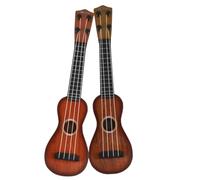 Toddmomy 2 pièces Ukulélé pour Garçon Fille Instruments Musicaux Éducatifs Sûr pour Garçons et Filles de Simulation pour Intérêt Musical Couleur Aléatoire Couleur Aléatoire