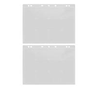 Toddmomy 2 Pochettes pour collectionneurs de pièces de Monnaie - Inserts - 24 Compartiments - Pochettes de Rangement pour, Badges, Timbres et Autres Objets de