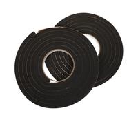 Toddmomy 2 rouleaux Bande Adhésive Mousse EVA Noire et Étanchéité Double pour Protection Maison Collage et Facile à Découper