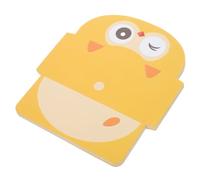 Toddmomy 20 Pièces Cartes de Vœux Vierges Hibou Enveloppes, Mini Format | Style Cartoon Adorable, Espace D’écriture Ample, Jaune, pour Adultes et Garçon et Filles, Occasions Spéciales
